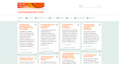Desktop Screenshot of latinabakery.com