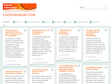 Tablet Screenshot of latinabakery.com